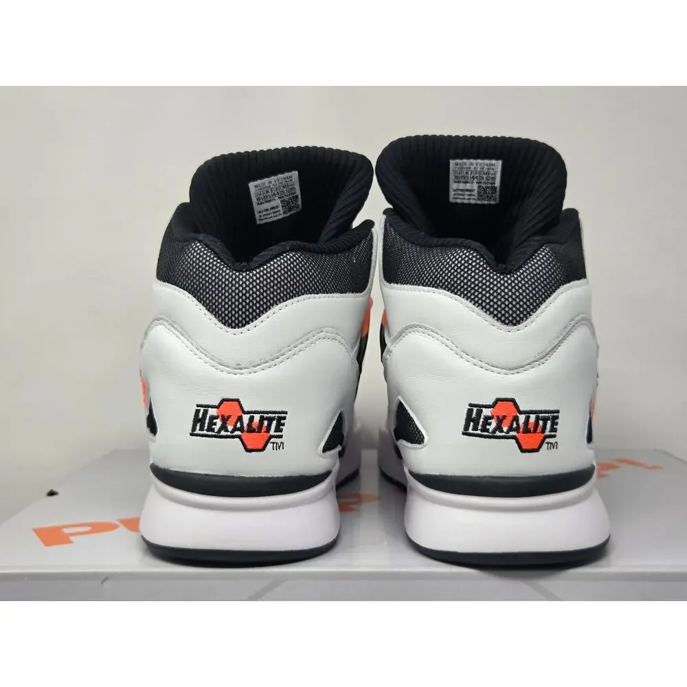 DS Reebok Pump Omni Zone II WHITE BLACK ORANGE G57540 - Picture 4 of 6